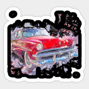 Old cars Sticker